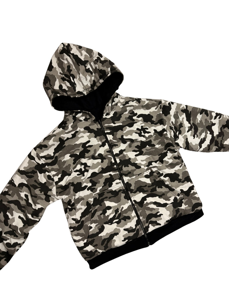 Hoodie Reversible Black & Camo