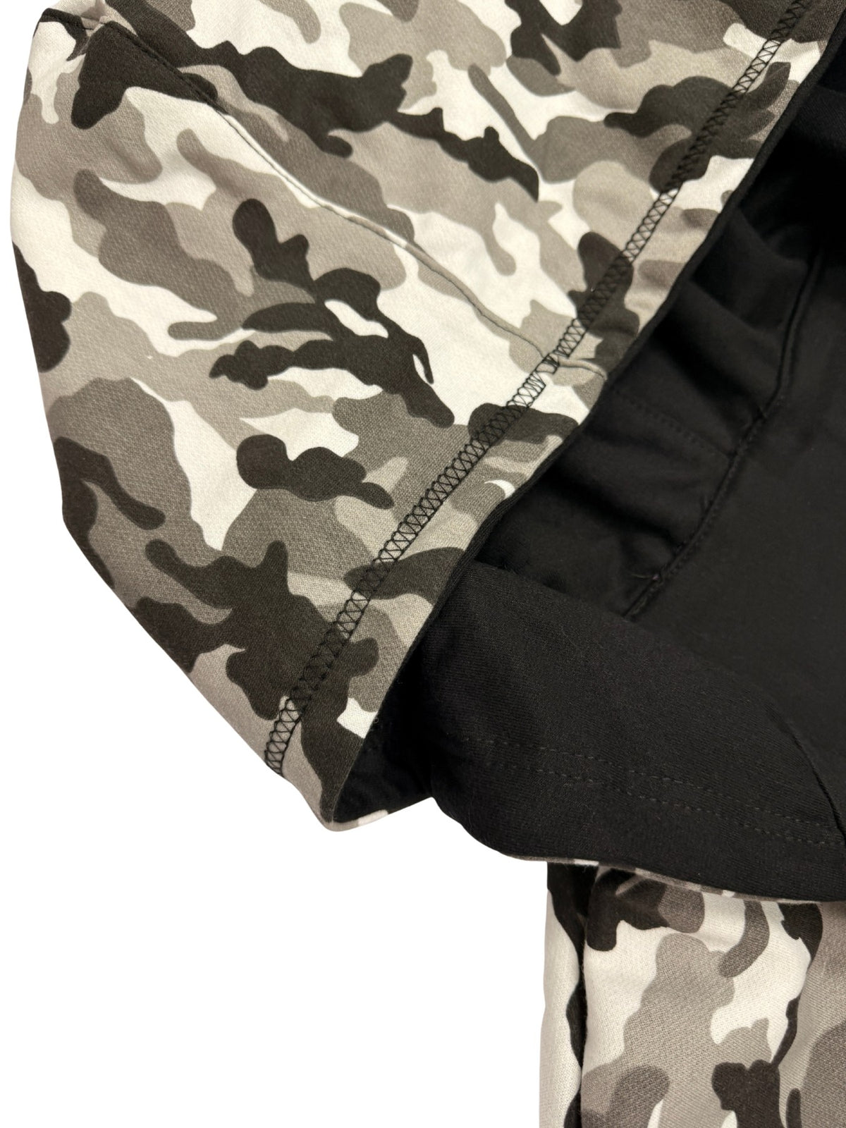 Hoodie Reversible Black & Camo
